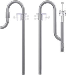 img 4 attached to 🐠 Enhance Your Aquarium Filtration with FZONE Stainless Steel Skimmer Lily Pipes: Inflow and Outflow System with Spin Skimmer and Adjustable Rod