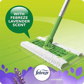 img 2 attached to 🧹 Насадки для сухой уборки для мопа Swiffer Sweeper - запаска, аромат лаванды и ванили, 16 штук, белые