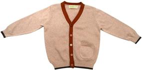 img 4 attached to Toddler Cotton Royal Cardigan 12 18 Boys' Clothing for Sweaters