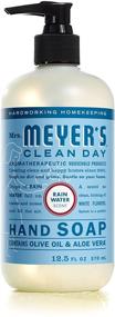 img 4 attached to 🌧️ Mrs. Meyer's Clean Day Liquid Hand Soap – Cruelty-Free, Biodegradable Hand Wash with Essential Oils – Rain Water Scent – 12.5 oz Bottle