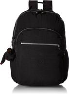 🎒 kipling seoul laptop backpack in classic black logo