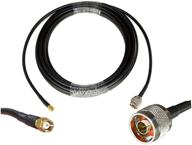 proxicast 15ft low-loss coax extension cable (50 ohm) - sma male to n male - for 3g/4g/lte/ham/ads-b/gps/rf radio to antenna/surge arrester use logo