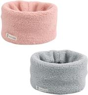 warm toddler winter scarves for girls 🧣 - cozy fleece velvet accessories for cold weather logo