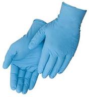 🧤 liberty t2010w nitrile industrial glove, powder free, disposable, 4 mil thickness, small, blue - pack of 200 gloves (2-pack) logo