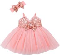 👧 cilucu baby girl sequin tutu dress - wedding flower girl princess dress logo