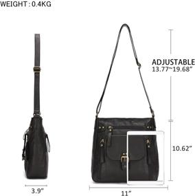 img 3 attached to K EYRE Crossover Handbags Crossbody Brownness Women's Handbags & Wallets