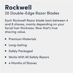 img 3 attached to 🪒 Rockwell 20-Pack Premium Blades