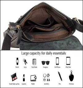 img 3 attached to Mou Meraki Genuine Crossbody Handbags: The Ultimate Women's Handbags & Wallets Combo