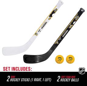 img 3 attached to 🏒 Enhance Your Mini Hockey Experience with Franklin Sports NHL Team Mini Hockey Stick Set