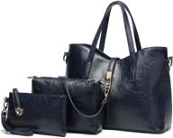 👜 stylish aillosa purses handbags: trendy satchel shoulder women's handbags & wallets in satchels logo