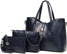 img 4 attached to 👜 Stylish AILLOSA Purses Handbags: Trendy Satchel Shoulder Women's Handbags & Wallets in Satchels