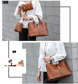 img 1 attached to 👜 Stylish AILLOSA Purses Handbags: Trendy Satchel Shoulder Women's Handbags & Wallets in Satchels