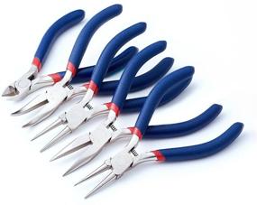 img 4 attached to 🔧 Beadthoven 5Pcs Jewelry Pliers Tool Set: Premium Tools for Crafting Beautiful Jewelry and Beading