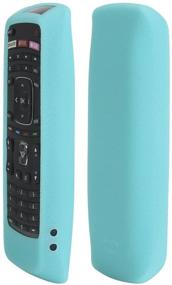 img 3 attached to SIKAI Remote Case For Vizio XRT112 / XRV4TV Smart TV Remote Skin-Friendly Silicone Cover For Vizio XRT112 / XRV4TV Remote Control Shockproof Anti-Lost With Remote Loop (Glow In Dark Blue)