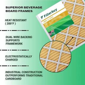 img 1 attached to 🔍 Enhanced Filtration with FilterBuy 15X20X1 Pleated Furnace Filters for HVAC Systems