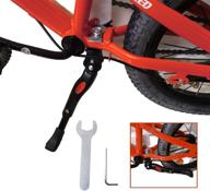 🚲 veckuson kickstand for kids bike - adjustable center mount for 16-22 inch bicycles - aluminum alloy kickstand for mountain and road bikes - suitable for adults and children logo