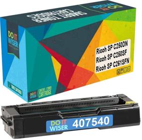 img 4 attached to 🖨️ Do it Wiser Premium Compatible Cyan Toner Cartridge Replacement for Ricoh SP C250DN, SP C250SF, SP C261SFN - Model 407540