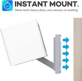 img 3 attached to 📷 Strong Adhesive Wall Mount Tape for Wyze Cam V2 - Heavy Duty Double Sided Mounting - 4Pack