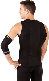 img 3 attached to 🎾 Zensah Compression Elbow Sleeve for Tendonitis, Tennis & Golfer's Elbow - Elbow Support & Brace