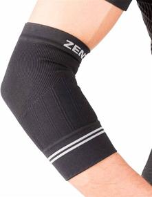 img 4 attached to 🎾 Zensah Compression Elbow Sleeve for Tendonitis, Tennis & Golfer's Elbow - Elbow Support & Brace