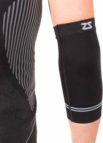 img 1 attached to 🎾 Zensah Compression Elbow Sleeve for Tendonitis, Tennis & Golfer's Elbow - Elbow Support & Brace