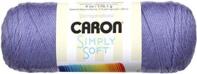 img 1 attached to 🧶 Пряжа Caron Simply Soft Yarn Solids (3-пакета) Лавандово-синий H97003-9756: Мягкая, универсальная и красивая пряжа для всех ваших рукоделий.