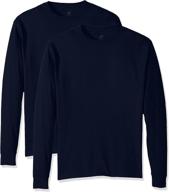 hanes comfortsoft long sleeve t shirt light men's clothing: ultimate comfort and style combined logo