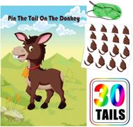 pin tail donkey games decorations logo