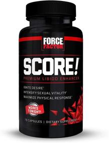 img 4 attached to 💥 Boost Male Vitality with Score! Nitric Oxide Libido Enhancer - Horny Goat Weed, L-Citrulline to Ignite Libido, Maximize Response, Increase Endurance - Force Factor, 76 Capsules