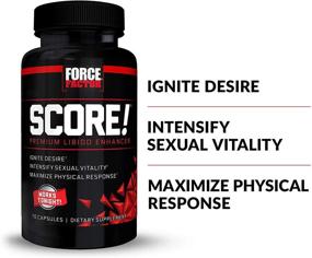 img 3 attached to 💥 Boost Male Vitality with Score! Nitric Oxide Libido Enhancer - Horny Goat Weed, L-Citrulline to Ignite Libido, Maximize Response, Increase Endurance - Force Factor, 76 Capsules