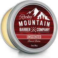 🧔 premium beard balm - classic unscented - 100% natural - wax blend infused with nutrient-rich beeswax, jojoba, and coconut oil logo