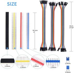 img 3 attached to Glarks Breadboard Connectors Assortment Electronic