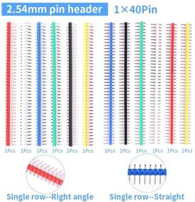 img 1 attached to Glarks Breadboard Connectors Assortment Electronic