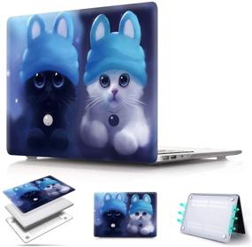 img 4 attached to MacBook Pro 16 Inch Case 2020 2019 Release A2141 PapyHall Cute Animals Series MacBook Protective Plastic Hard Shell Cover For MacBook Pro 16 Inch With Touch Bar Touch ID