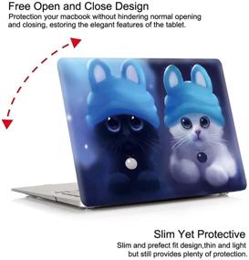 img 2 attached to MacBook Pro 16 Inch Case 2020 2019 Release A2141 PapyHall Cute Animals Series MacBook Protective Plastic Hard Shell Cover For MacBook Pro 16 Inch With Touch Bar Touch ID