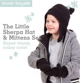 img 3 attached to 🧤 Warm Black Winter Mittens: Essential Boys' Accessories for Cold Weather