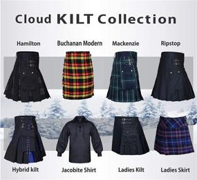 img 1 attached to 🎩 Vintage Style Stage Sporran for Men: CLOUD KILT Antique Accessories