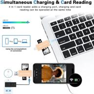 sd card reader for iphone ipad android mac pc camera logo