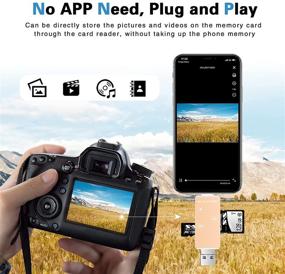 img 1 attached to Считыватель SD-карт для iPhone iPad Android Mac PC Камера