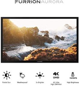 img 3 attached to Furrion Aurora: The Ultimate Weatherproof Auto Brightness Entertainment Television & Video