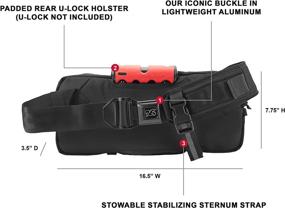 img 2 attached to Chrome Industries Kadet Sling Messenger Bag - Belt Buckle Closure, 9L Crossbody Pack