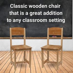 img 2 attached to 🪑 Optimized Search: Constructive Playthings Wooden Classroom Chair for Kids