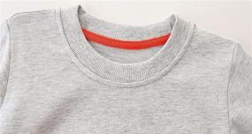 img 1 attached to 👕 Boys' Clothing - Animal Sleeve Toddler Sweatshirt