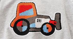 img 2 attached to 👕 Boys' Clothing - Animal Sleeve Toddler Sweatshirt