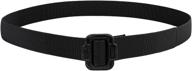 enhanced performance with perfect fit heavy 👖 duty nylon tactical training belt twofold 1.5-inch black logo