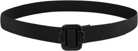 img 4 attached to Enhanced Performance with Perfect Fit Heavy 👖 Duty Nylon Tactical Training Belt Twofold 1.5-Inch Black