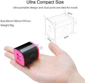 img 1 attached to 🔌 Зарядное устройство USB Type C AndHot: 2-портовый адаптер для стены + 6-футовый кабель быстрой зарядки для Samsung Galaxy S21 S20 FE Note 21 20 Ultra и многое другое!