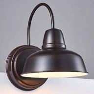 💡 amabao lighting 1-light barn light: industrial oil rubbed bronze sconces for effective bathroom vanity lighting логотип