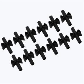 img 2 attached to ZIZILAND Trampoline Enclosure Pole Gap Spacers, 12pcs, Black - Enhancing Trampoline Safety and Stability