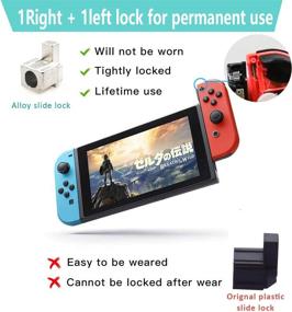 img 2 attached to Switch Joy-Con Controller & Switch Lite 3D Joystick Replacement - 2-Pack with Metal Latch & Y1.5 Screwdrivers, Fix Drift Stick, Enhance Gaming Experience